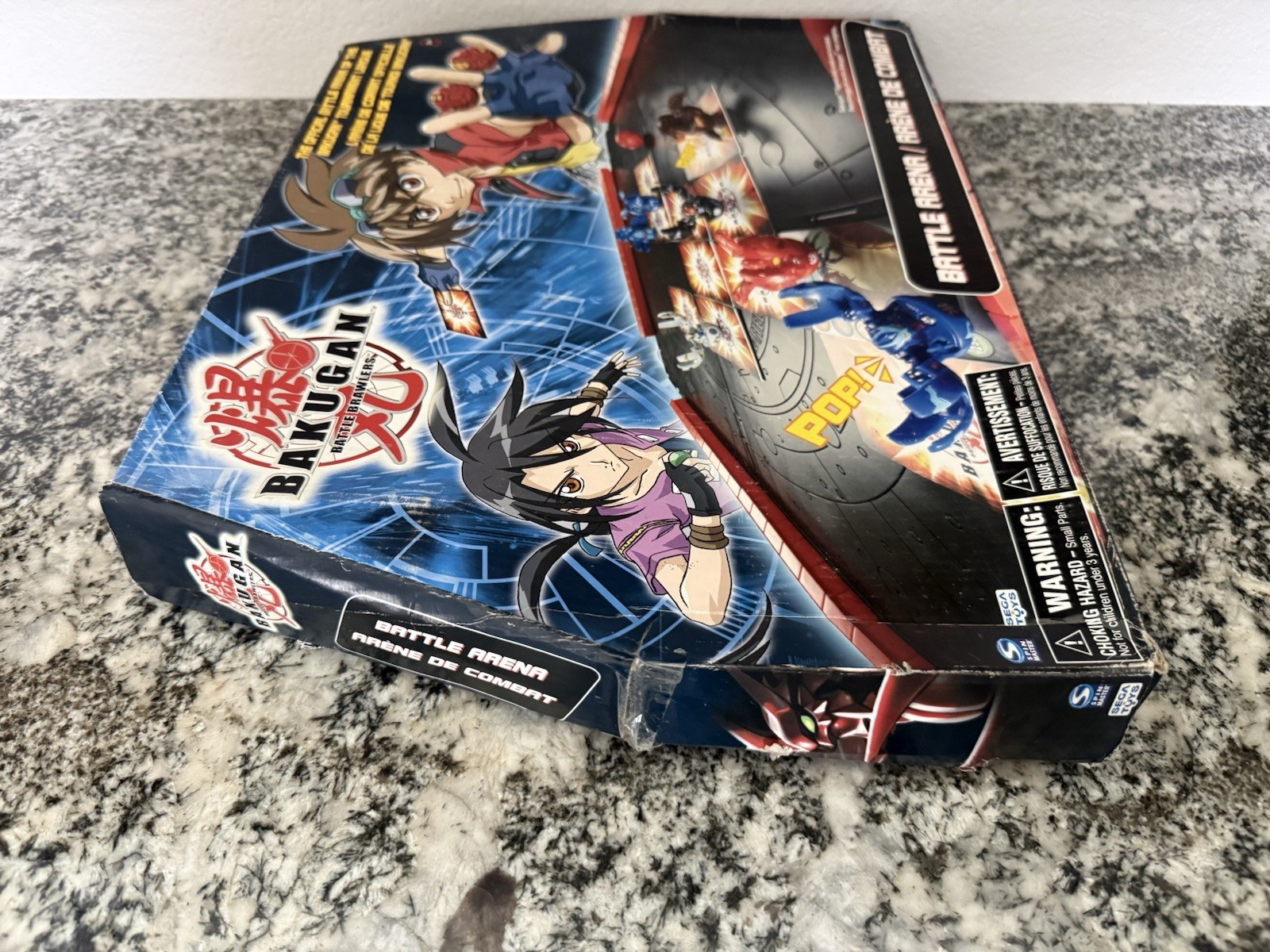 NEW Bakugan Battle Arena Collapsible Red/Black Box 2007 NEW In BOX