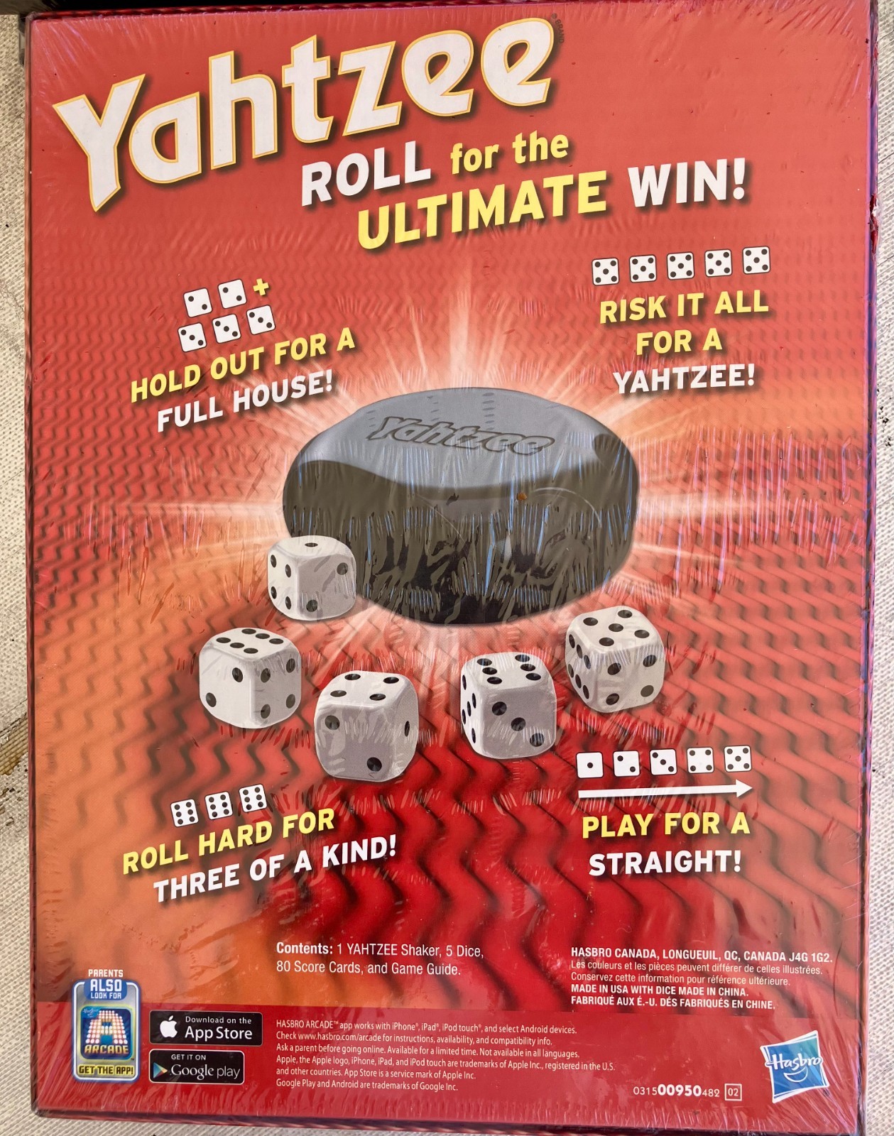 Hasbro Yahtzee Game – NEW & Sealed