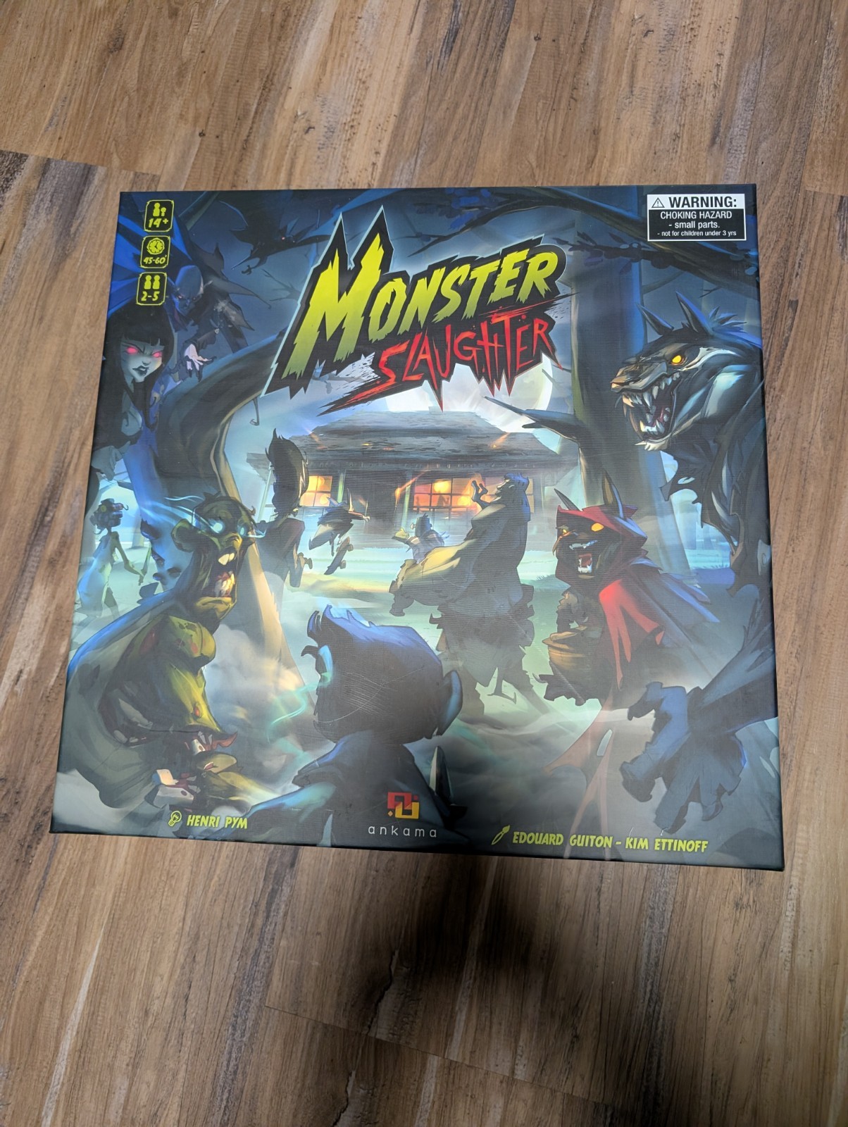 Ankama Monster Slaughter Board Game Horror & Monster Theme 2-5 Players Complete