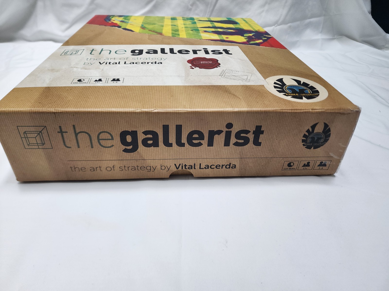 The Gallerist Strategy Board Game Vital Lacerde Eagle-Gryphon Games COMPLETE