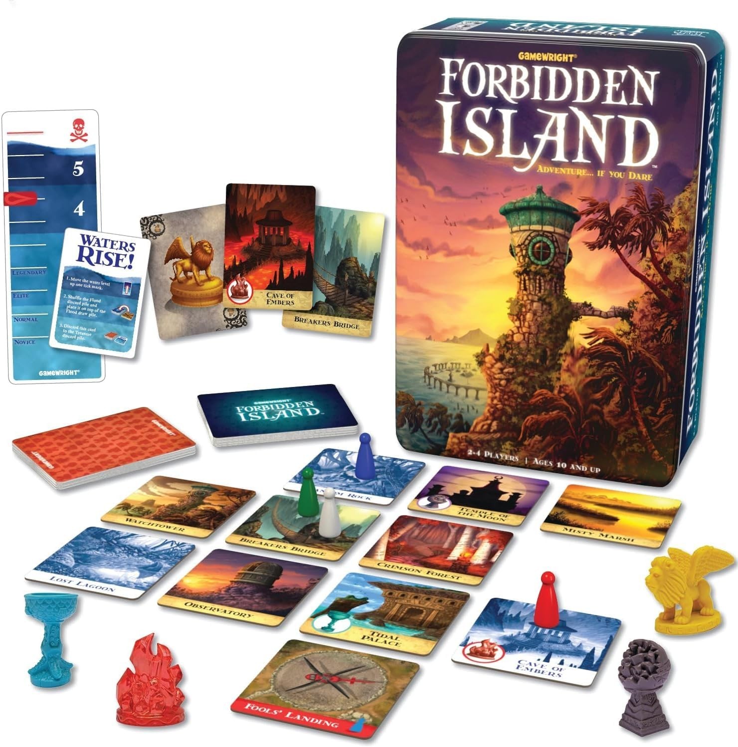 Cooperative Strategy Board Game – Forbidden Island Survival Adventure for Family