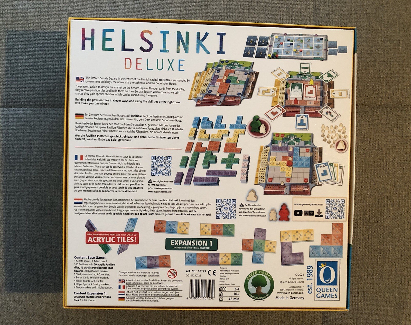 Helsinki Deluxe – Queen Games – Board Game