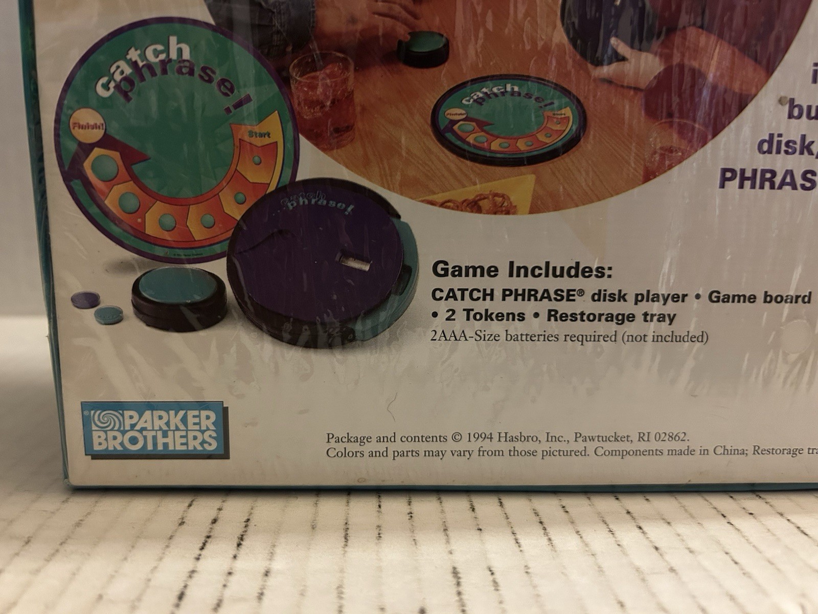 Catch Phrase Party Board Game Parker Brothers Fast Passing Fast Talking 1994 NEW