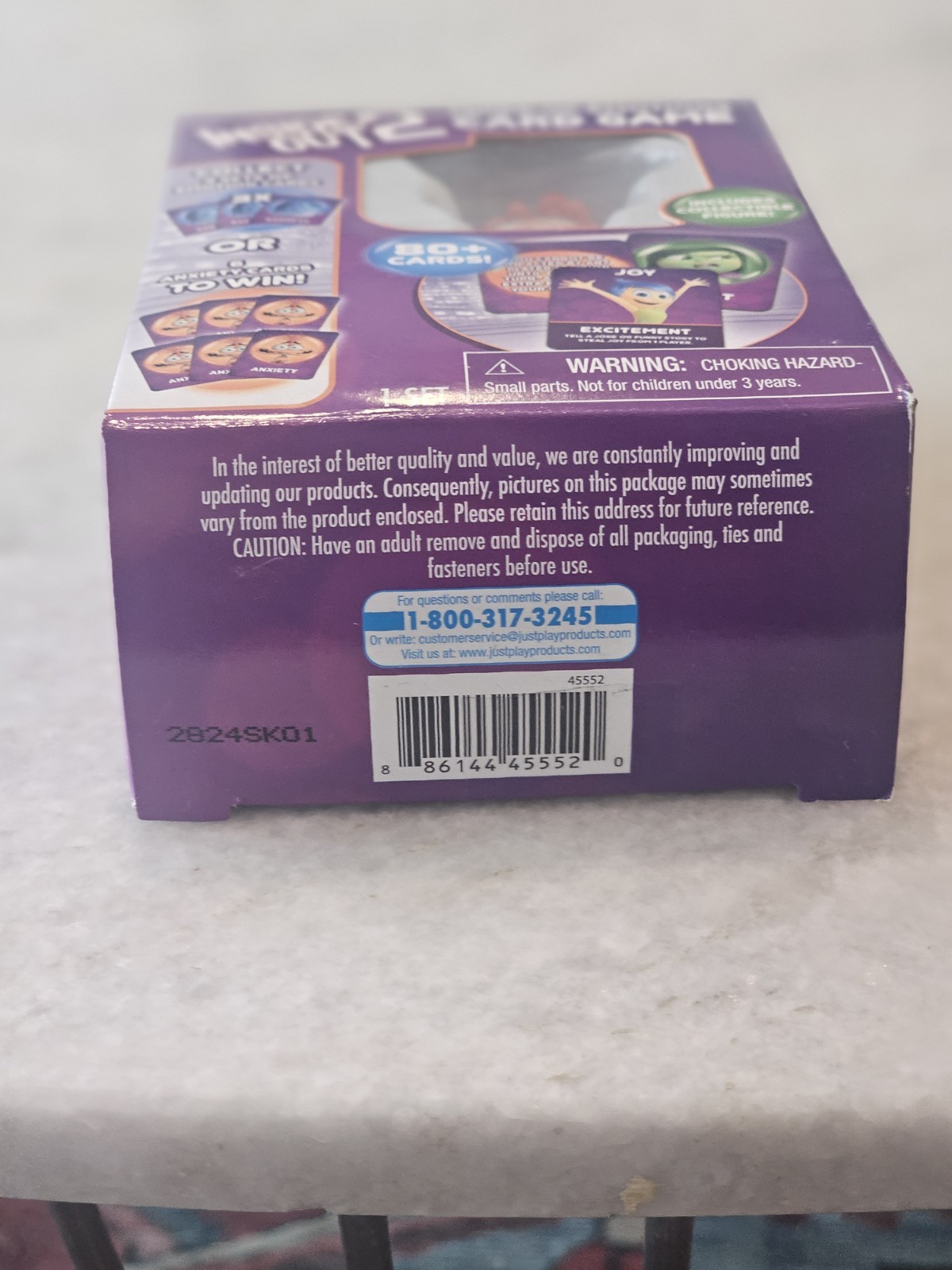 Disney Pixar Inside Out 2 Mixed-Up Emotions Card Game W/ Collectible Figure NEW