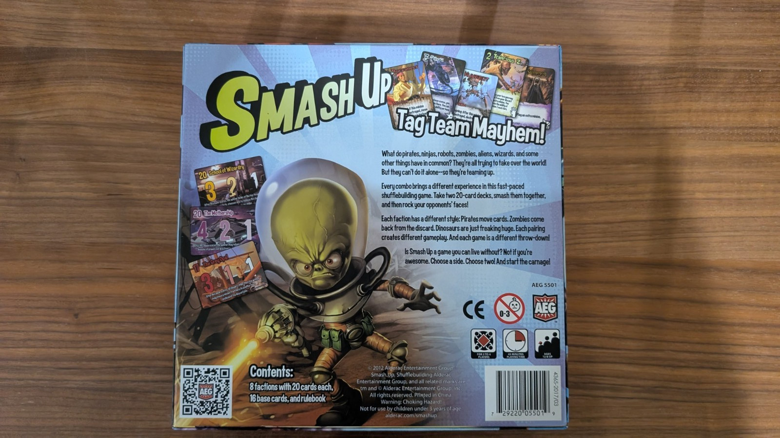 Smash Up The Shufflebuilding Game of Total Awesomeness Board Game Paul Peterson