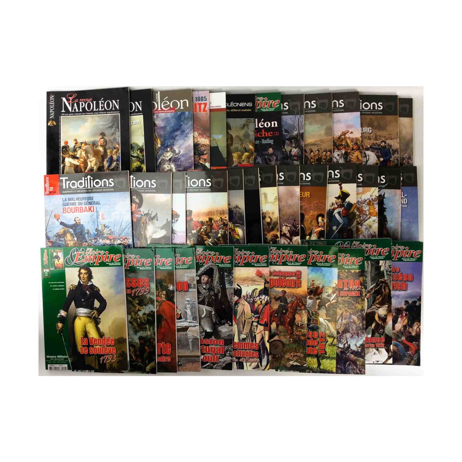 Misc Box Lot Wargame Lot French Historical Magazine Collection – 35 Issue VG+
