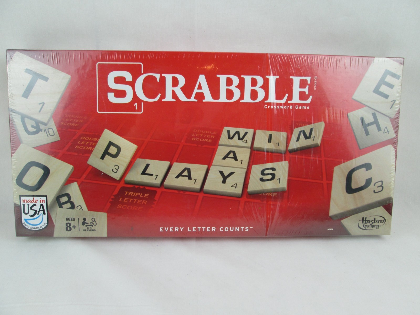 Scrabble Board Game – Crossword NEW Factory SEALED – 2013 Hasbro COMPLETE