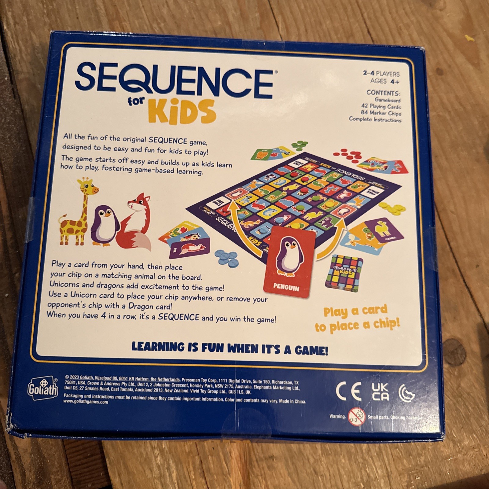 Goliath Sequence for Kids Award Winning Board Game No Reading Required