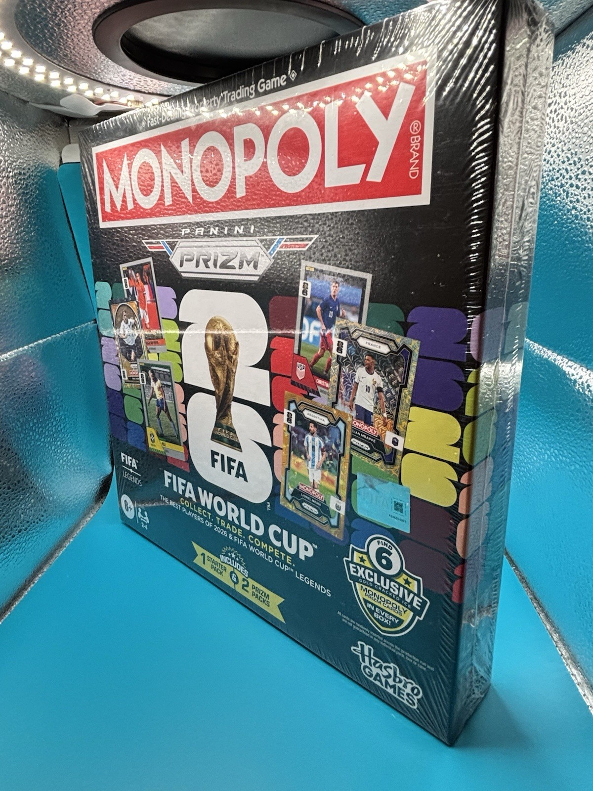 2026 Panini Prizm Monopoly FIFA World Cup Starter Pack & 2 Prizm Packs NEW 🚚✅
