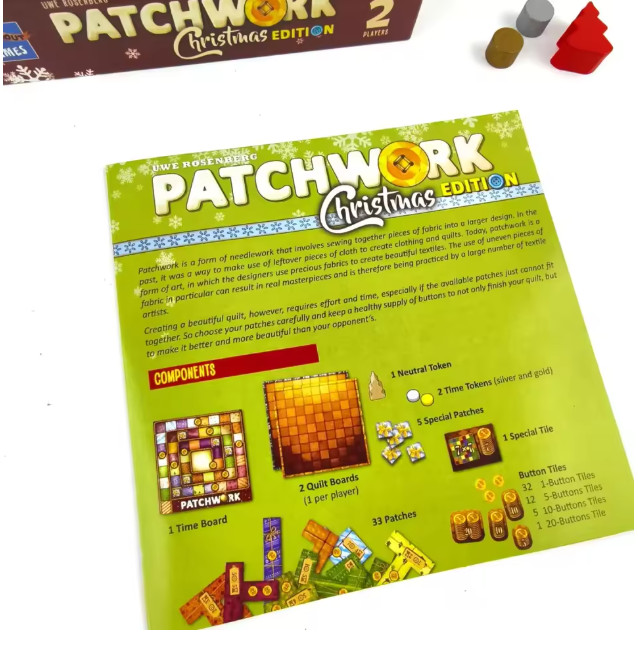Lookout Games- Patchwork: Christmas Edition Board Game