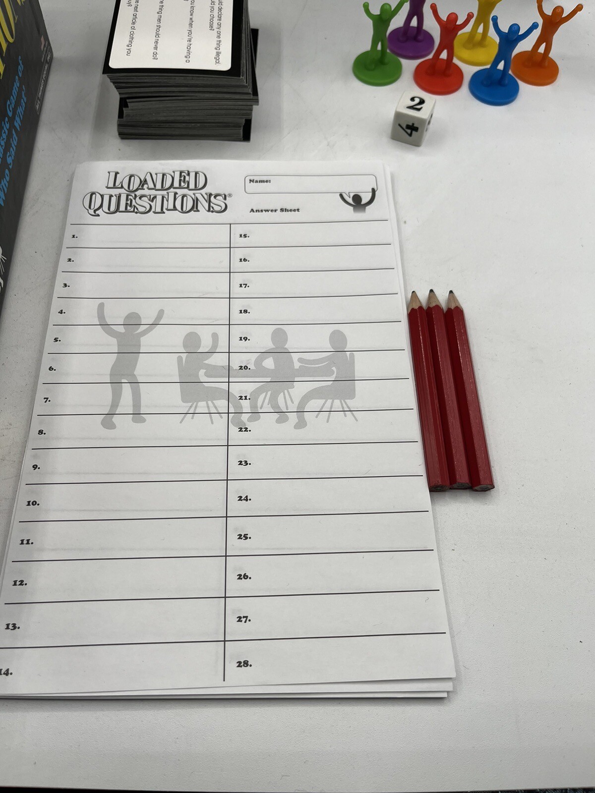 Loaded Questions Family &Party Game 2014 Teen-Adult Classic Game “Who Said What”