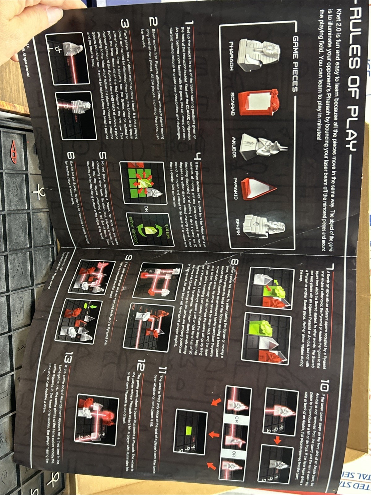 Laser Game Khet 2.0 Mensa Select Winner, Complete no batteries