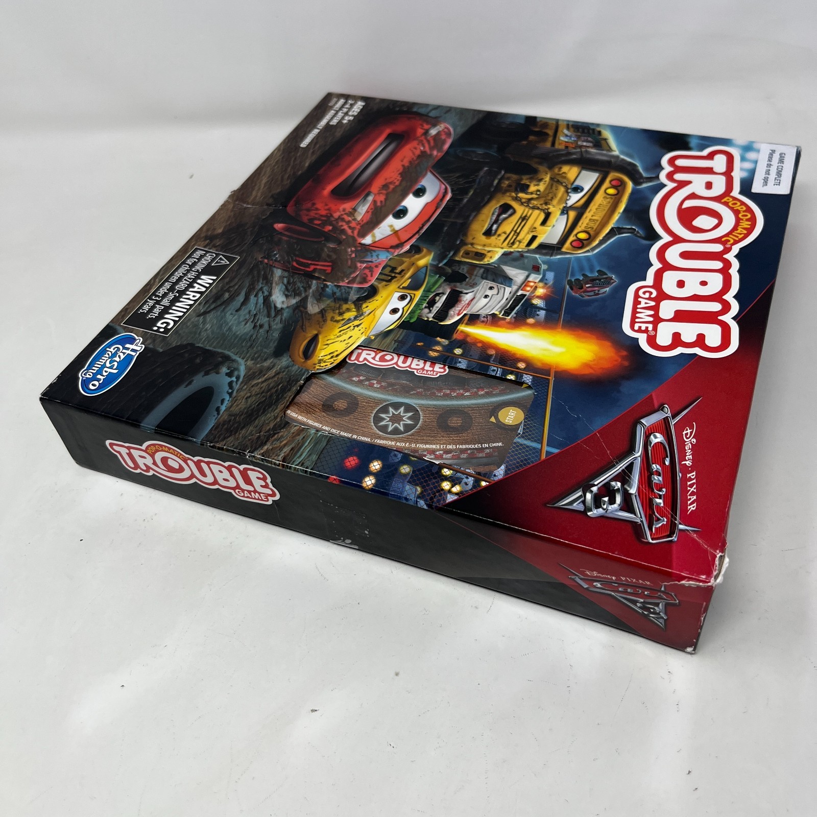 Disney Pixar Cars 3 Trouble Board Game – Hasbro Gaming 2016 Pop-O-Matic