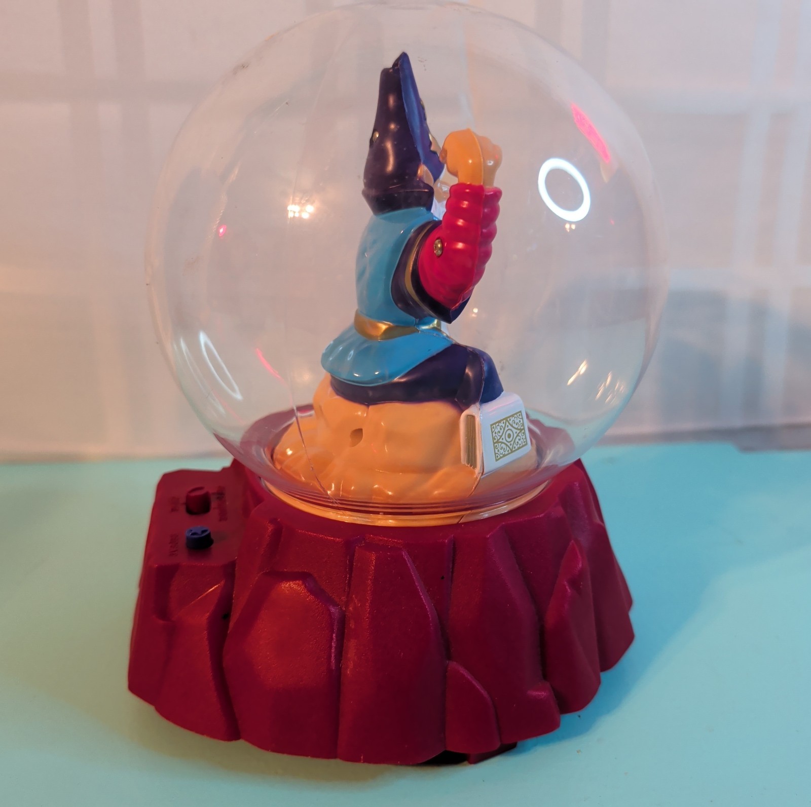 ASK ZANDAR Game Wizard Crystal Ball Only Fortune Teller Light Up Vintage 1992