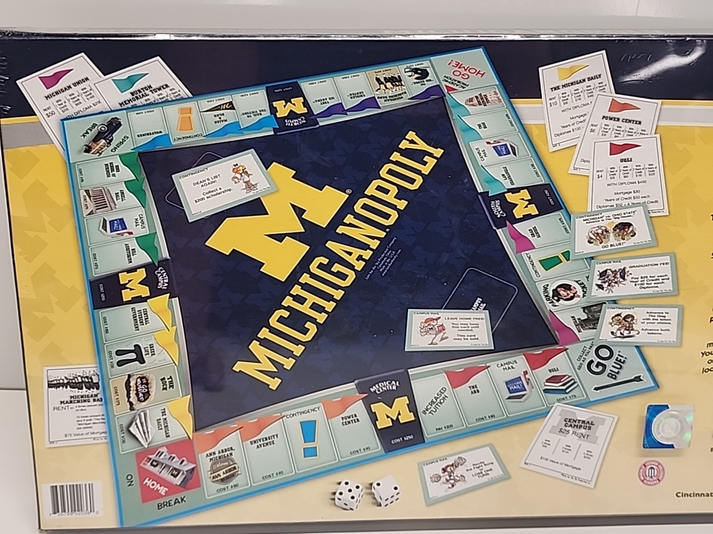 MICHIGANOPOLY University of Michigan MONOPOLY Game NEW SEALED! Wolverines!
