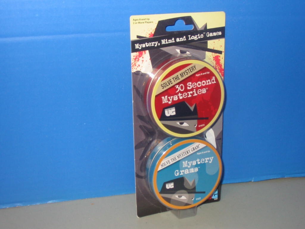 30 Second Mysteries and Mystery Grams NEW Card Games Factory Sealed 2024 See pic