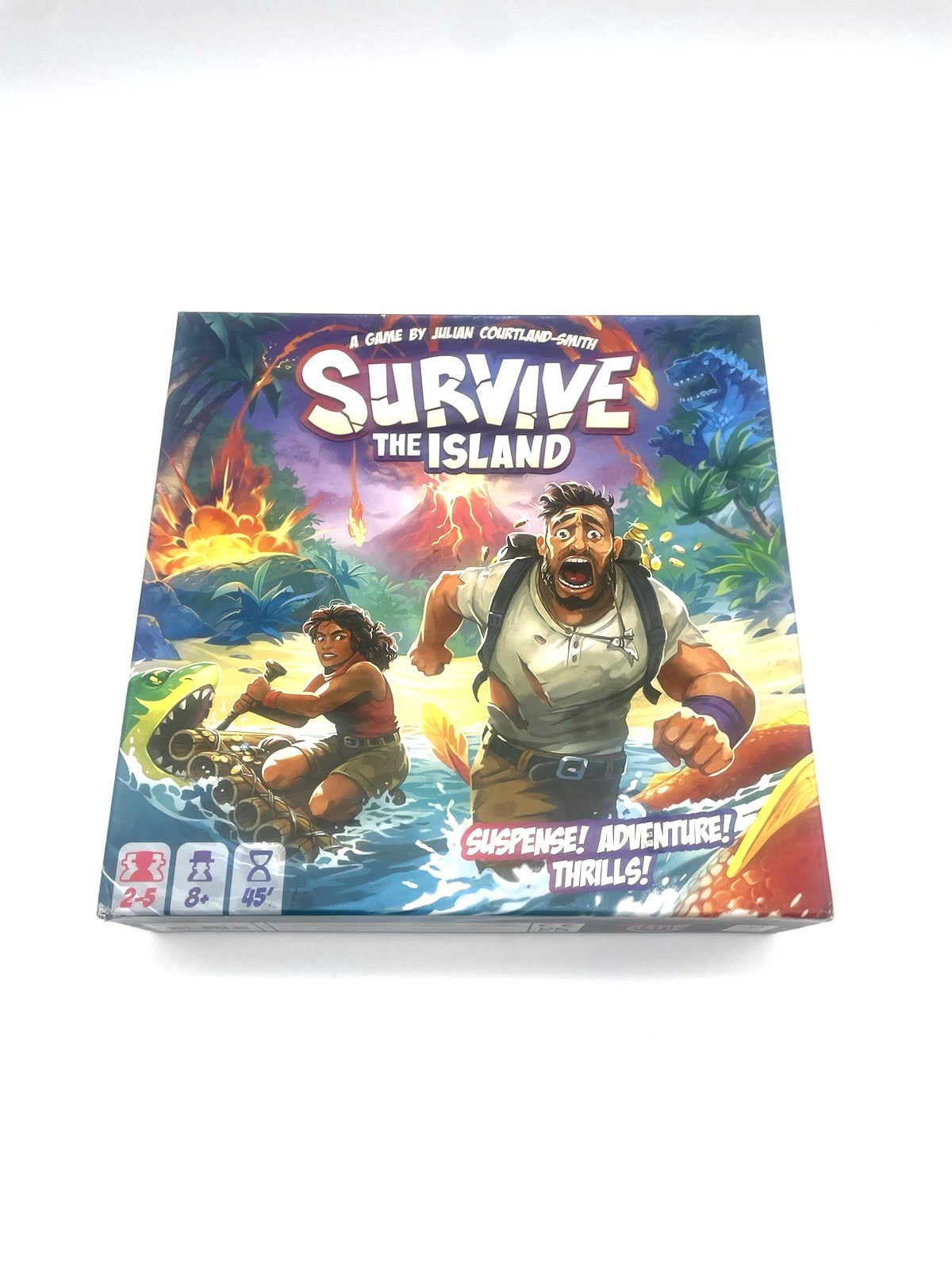 Survive The Island Board Game 2024 Zygomatic Asmodee 100% Complete