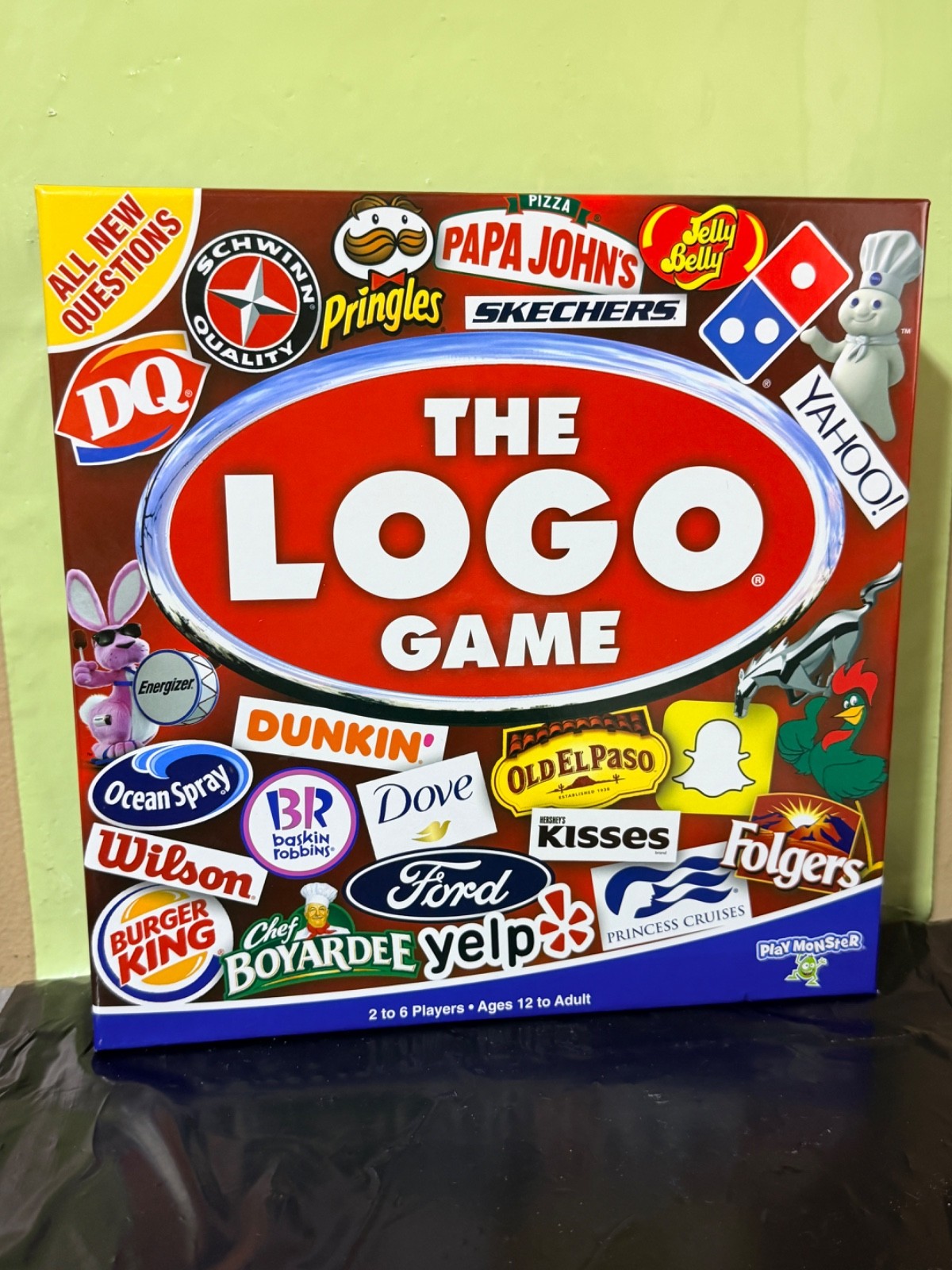 The Logo Board Game by PlayMonster 2 to 6 Players Ages 12+ Complete