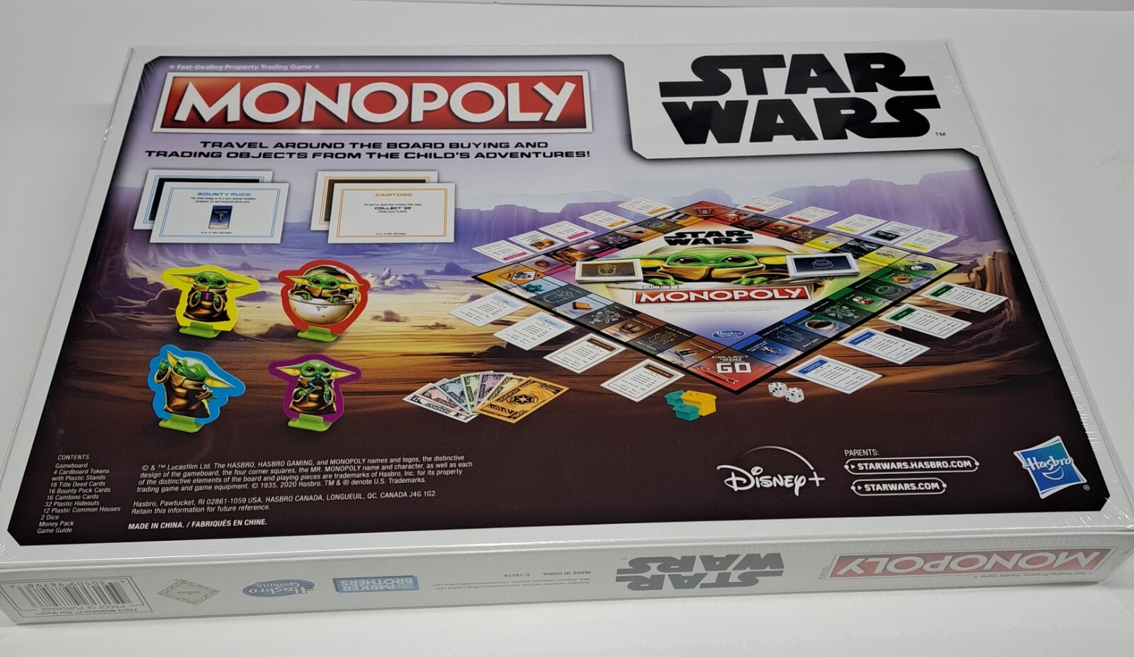 Star Wars The Mandalorian The Child Edition Monopoly Game (New) Baby Yoda Grogu