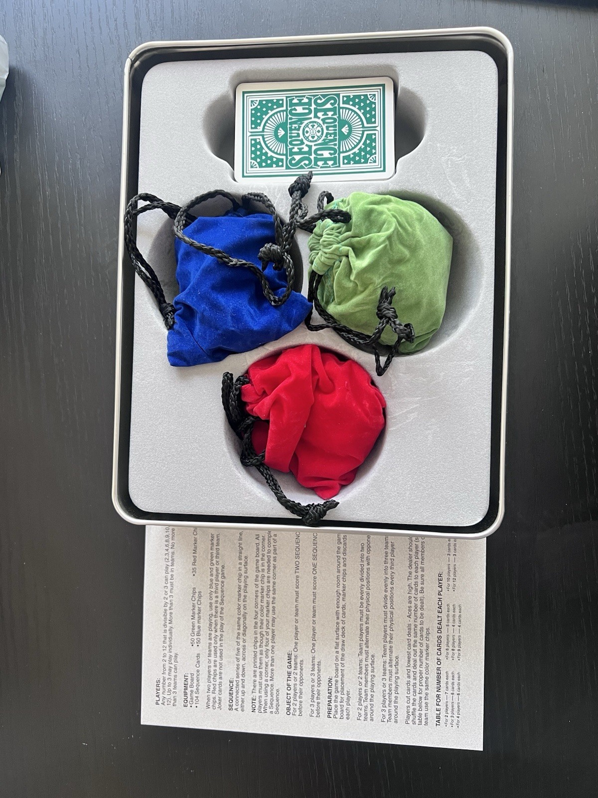 Sequence Collector’s Series Tin Board Game – Toys R Us Exclusive – Read Notes
