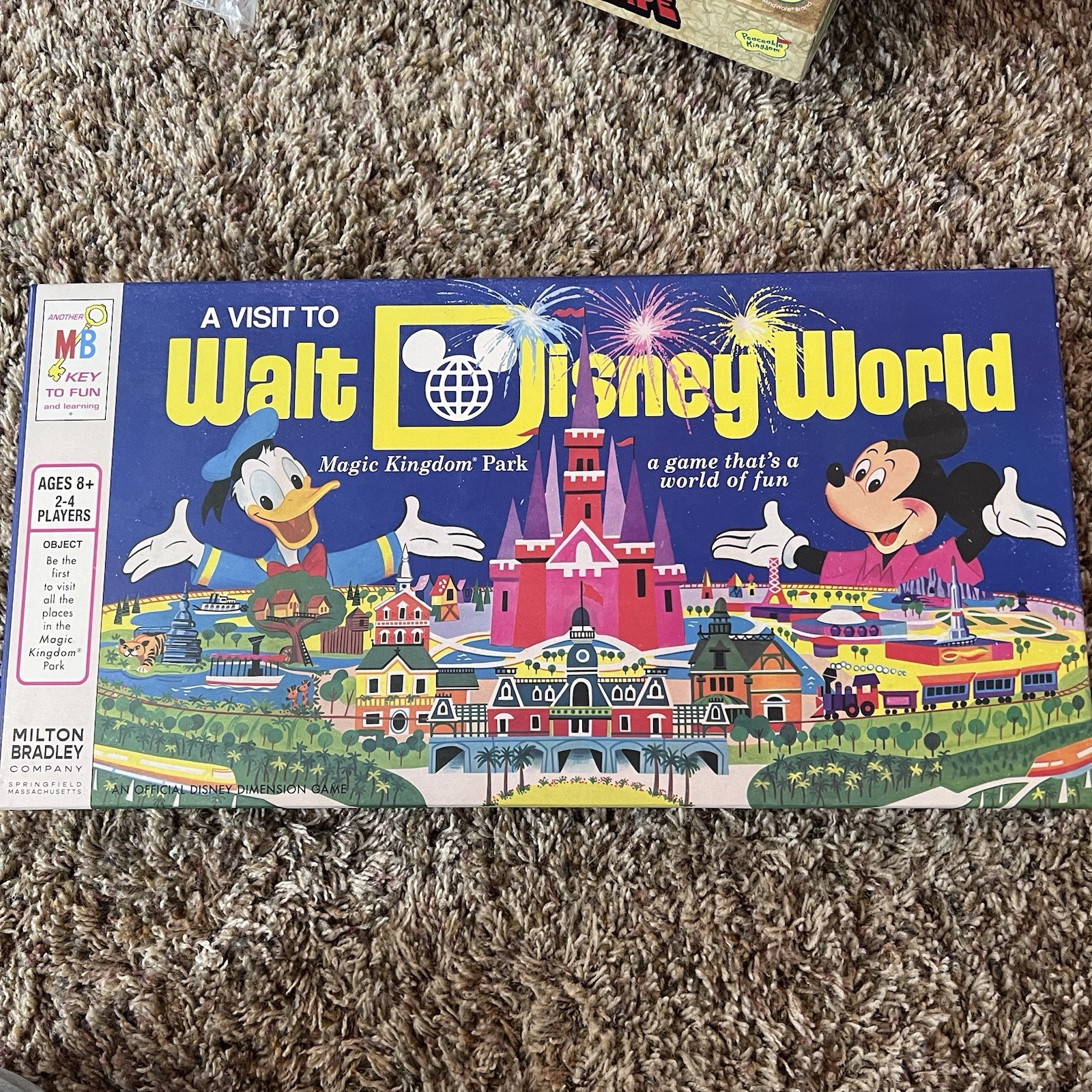 A Visit To Walt Disney World Magic Kingdom Board Game Complete Milton Bradley