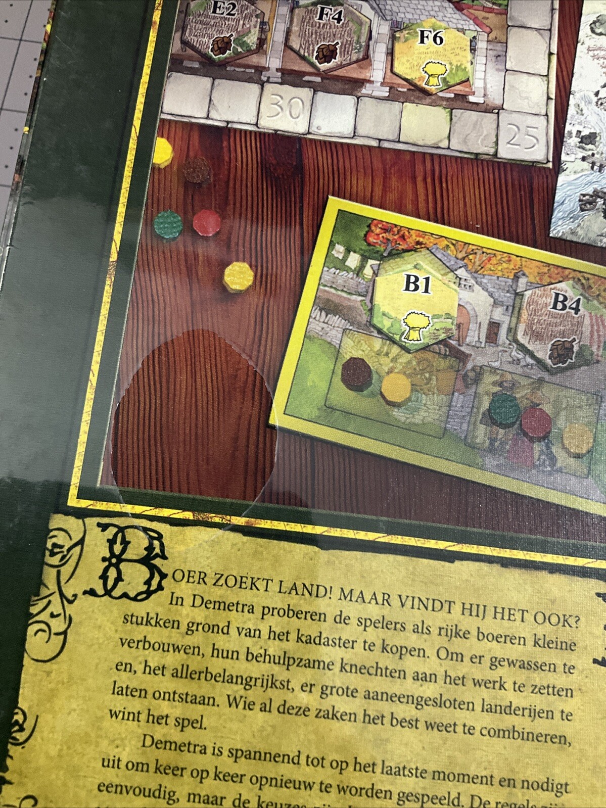 Richard Breese Demetra One Of A Kind Rare Board Game Instruction N Dutch French