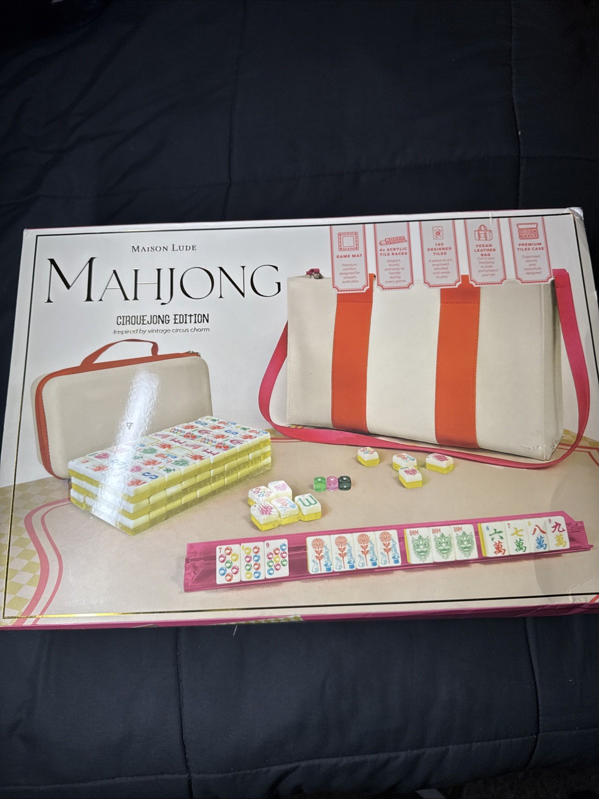 Maison Lude Mahjong Cirque jong Edition Vintage Circus Charm