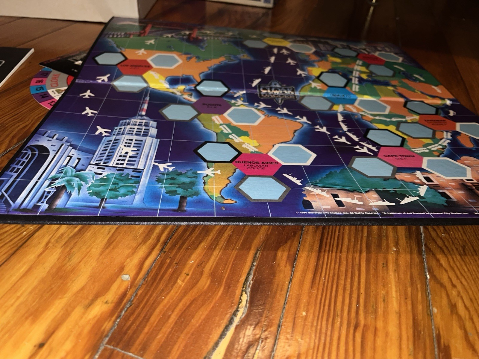 VINTAGE Cloak and Dagger Role Playing Board Game Ideal 1984 Wrapped Board Used