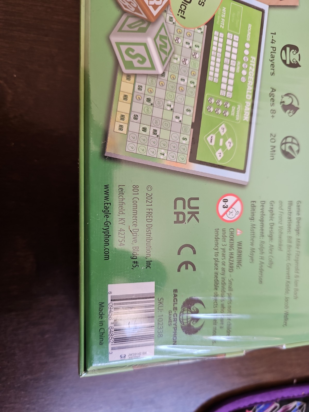 Baseball Highlights: The Dice Game. New Sealed Kickstarter Exclusive