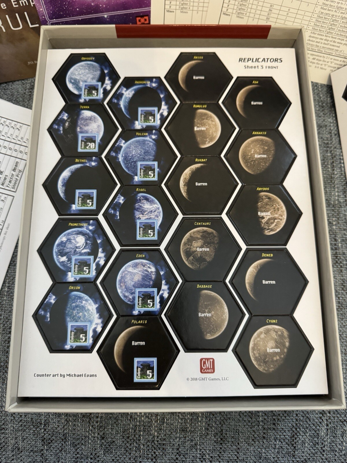 Space Empires: Replicators (open, unpunched) GMT Games GMT1717