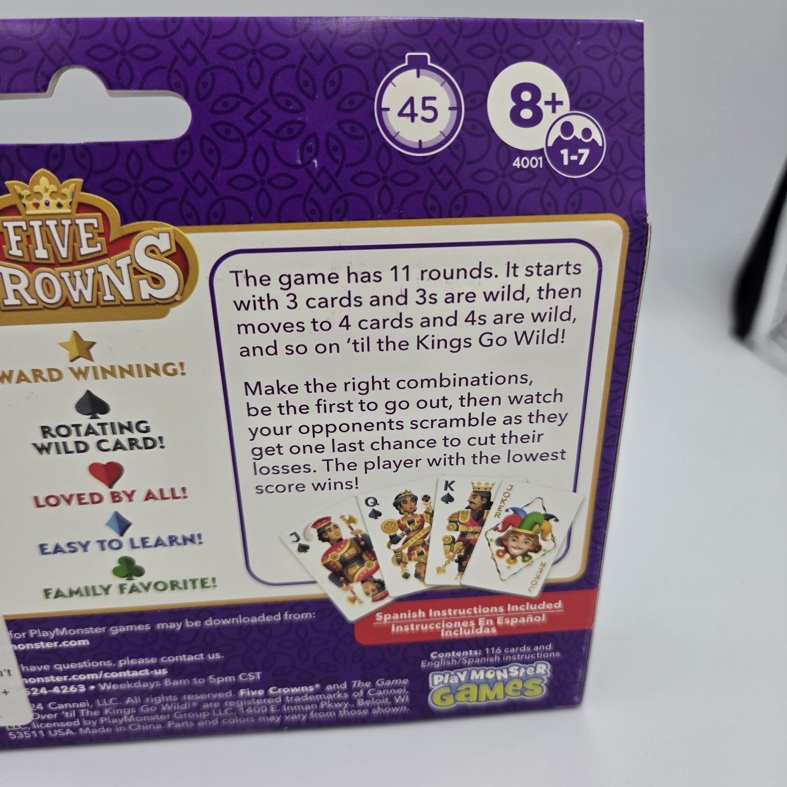 Five Crowns — the Game Isn’T over until the Kings Go Wild! — 5 Suited Rummy-Styl