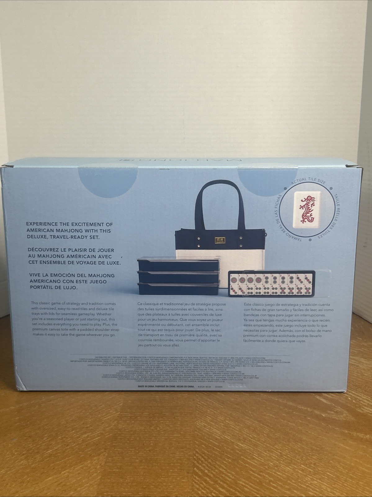 Winning Solution American Mahjong Set With Carrier Tote Bag Shoulder Strap NIB