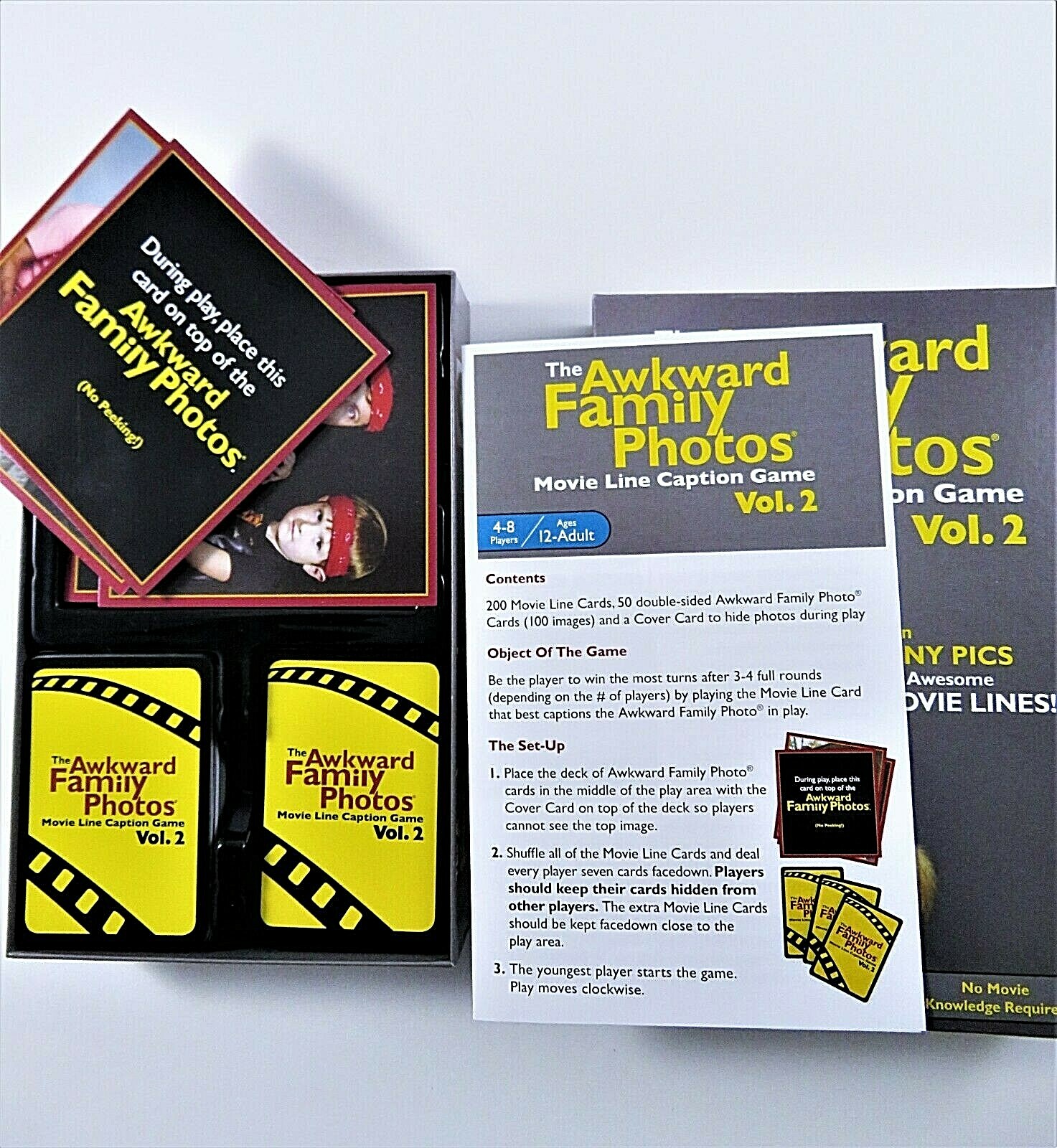 The Awkward Family Photos Party Game Vol. 2 Movie Line Captions Ages 12 To Adult