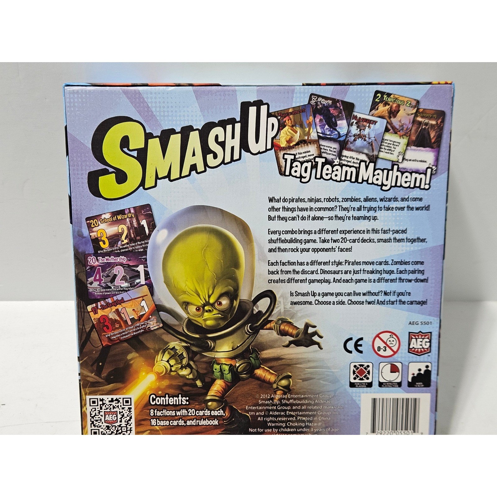 AEG Smash Up Board Game Complete Shufflebuilding Card Game