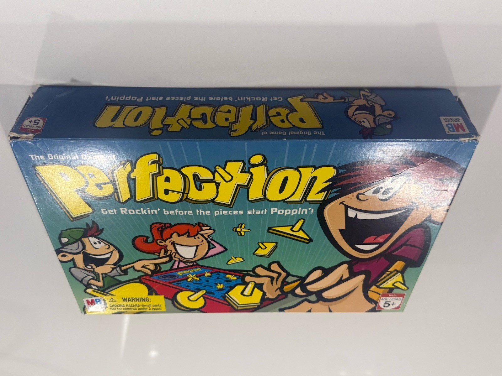2006 Perfection Board Game Complete Tested Working Hasbro MB w/ Box Instructions