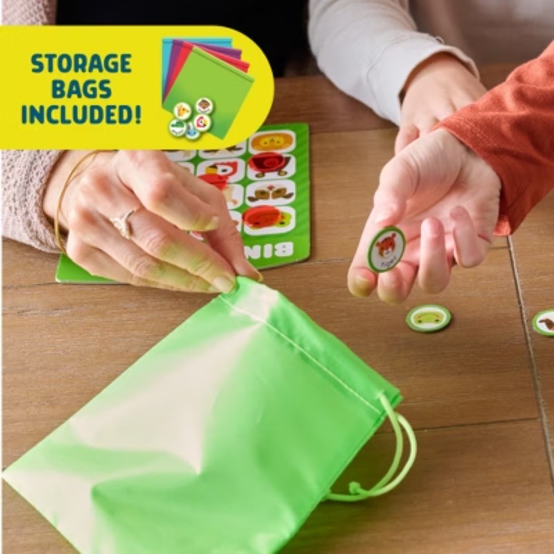 Family Bingo Game – Kids Board Game with Multiple Ways to Play Ages 3-6+