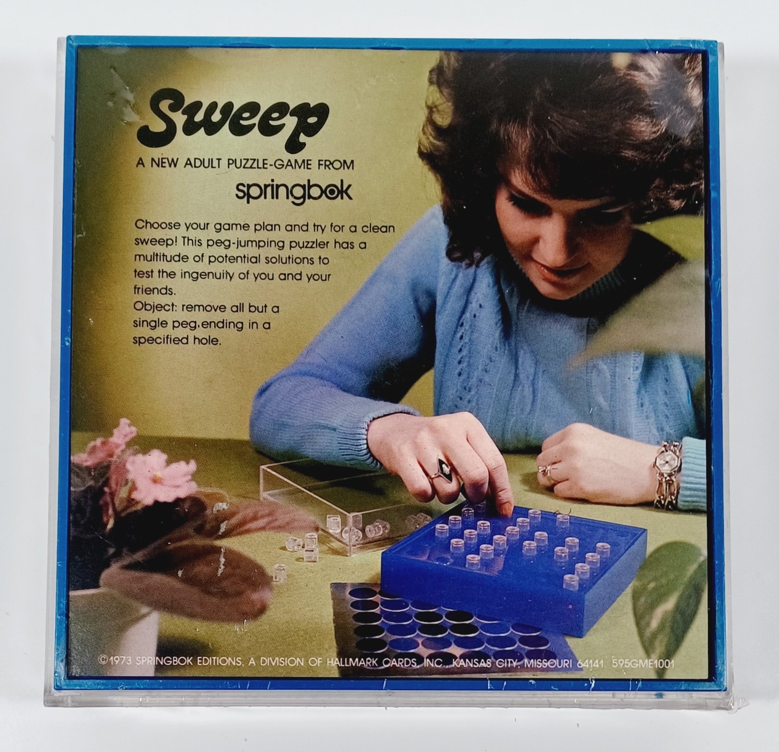Vintage 1973 Springbok Sweep Adult Puzzle-Game – NOS SEALED PACKAGE WEAR