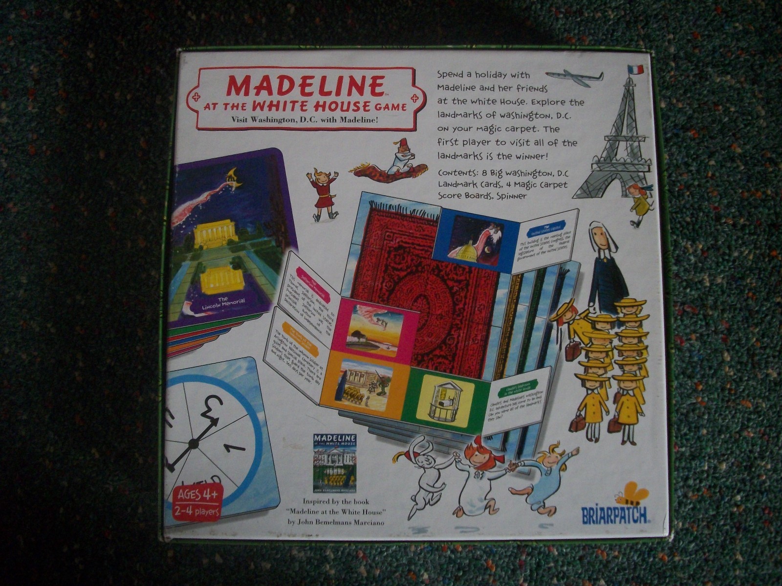 MADELINE—AT THE WHITE HOUSE GAME.