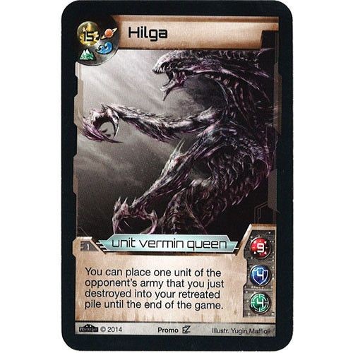 Everzone (Winterlair): Promo Card Hilga English