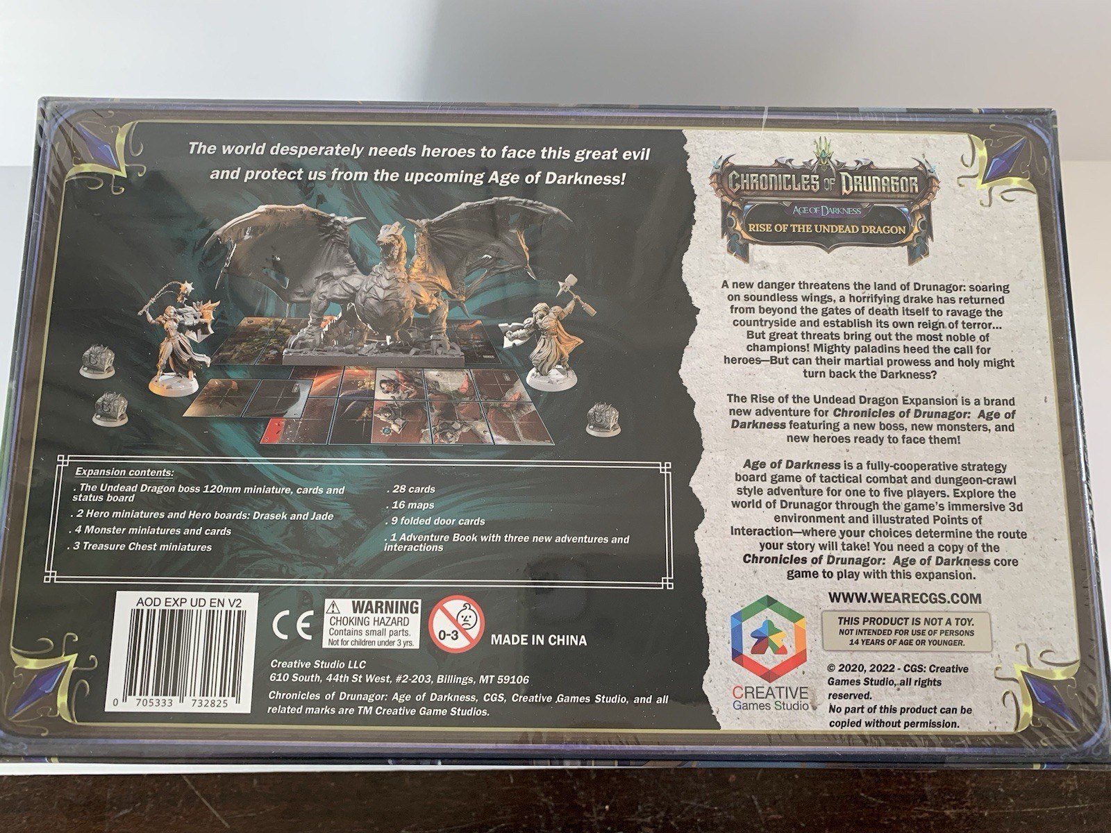 Chronicles of Drunagor: The Rise of the Undead Dragon ** NEW SEALED**