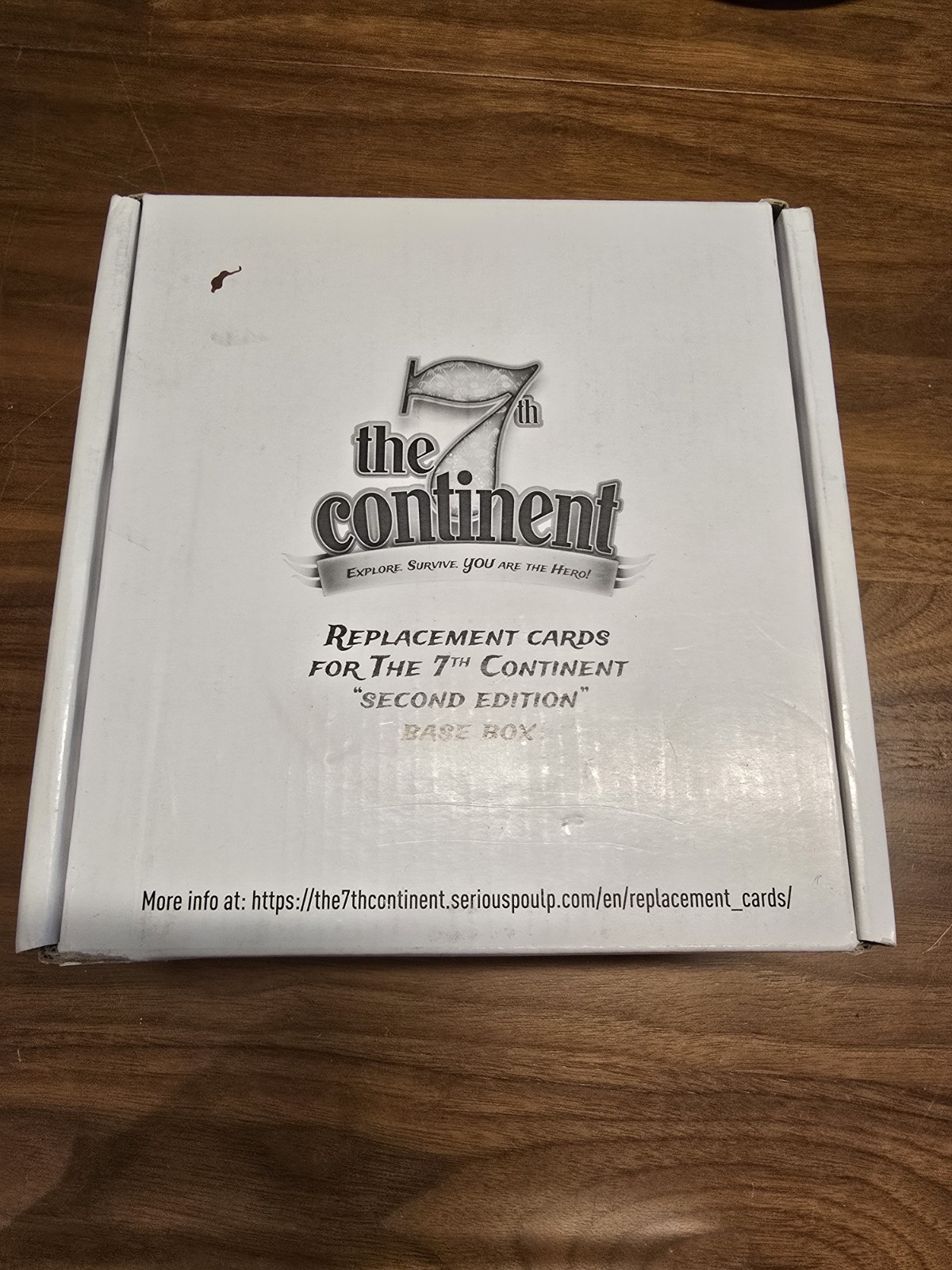 UNOPENED Serious Poulp The 7th Continent Base + What Goes Up Expansion