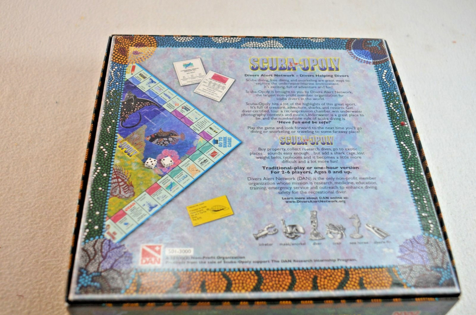 Vintage Scebaopoly Board Game Ages 8-up 2-6 Players Complete