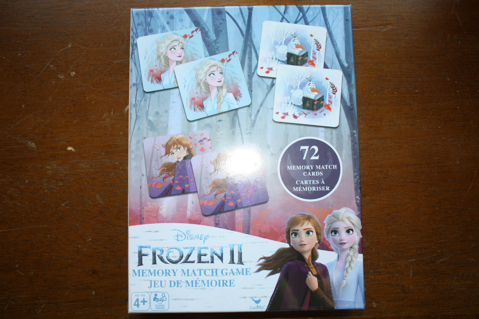 NEW! Disney Frozen 2 Memory Match Game 72 Cards Elsa Anna Olaf & MORE