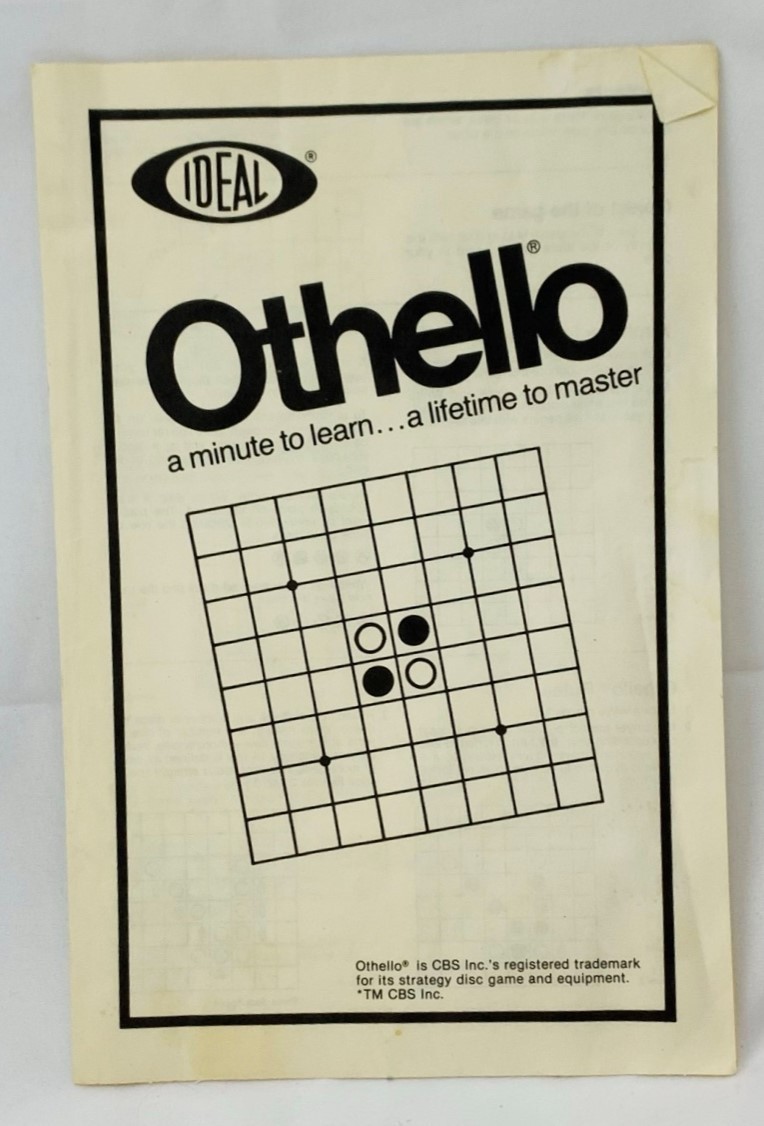 1983 Othello Game by Ideal Complete in Great Condition FREE SHIPPING