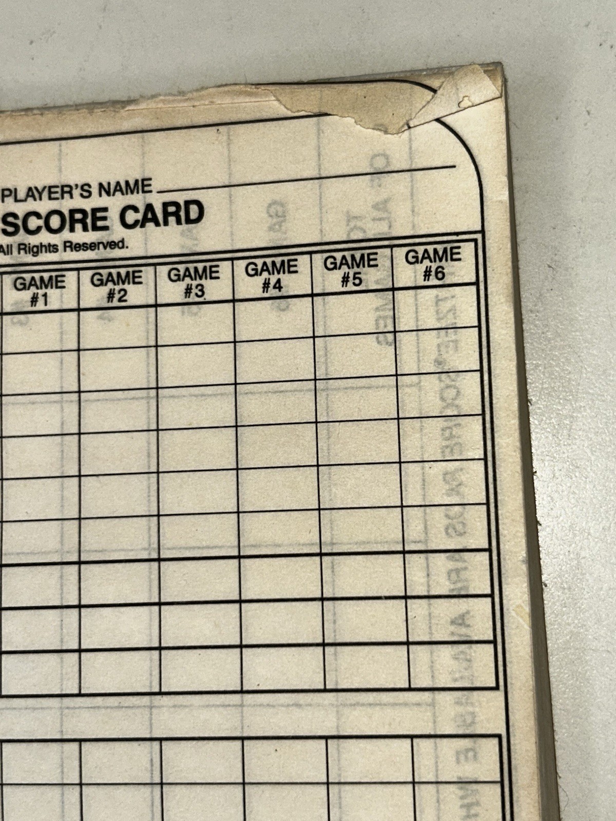 Yahtzee Score Card Pad Replacement Refill Sheets Lowe Milton Bradley 75-80 pages