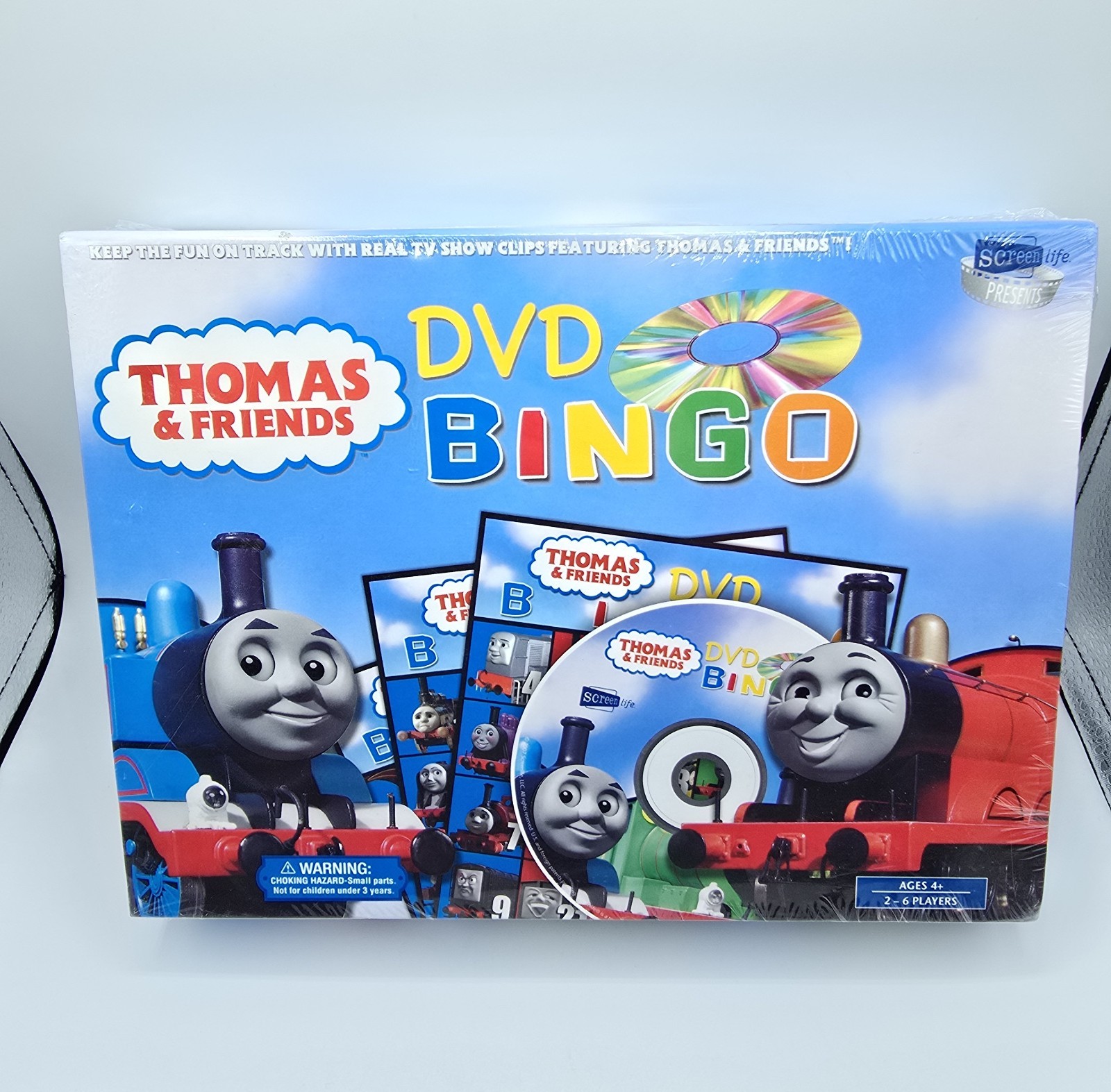Thomas & Friends DVD Bingo Game Sealed Screenlife Kids Board Game 2–6 Players