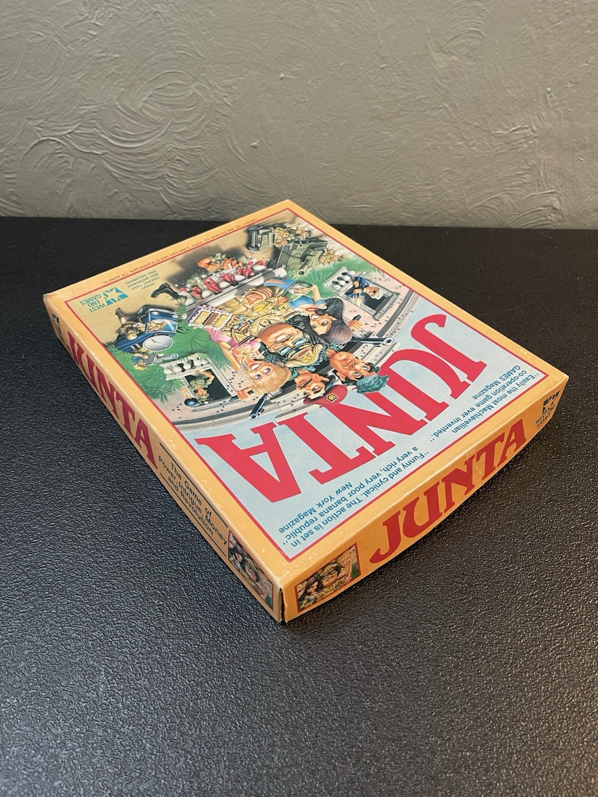 Junta 1985 Board Game West End Games Complete Unpunched Never Played FREE SHIP!!