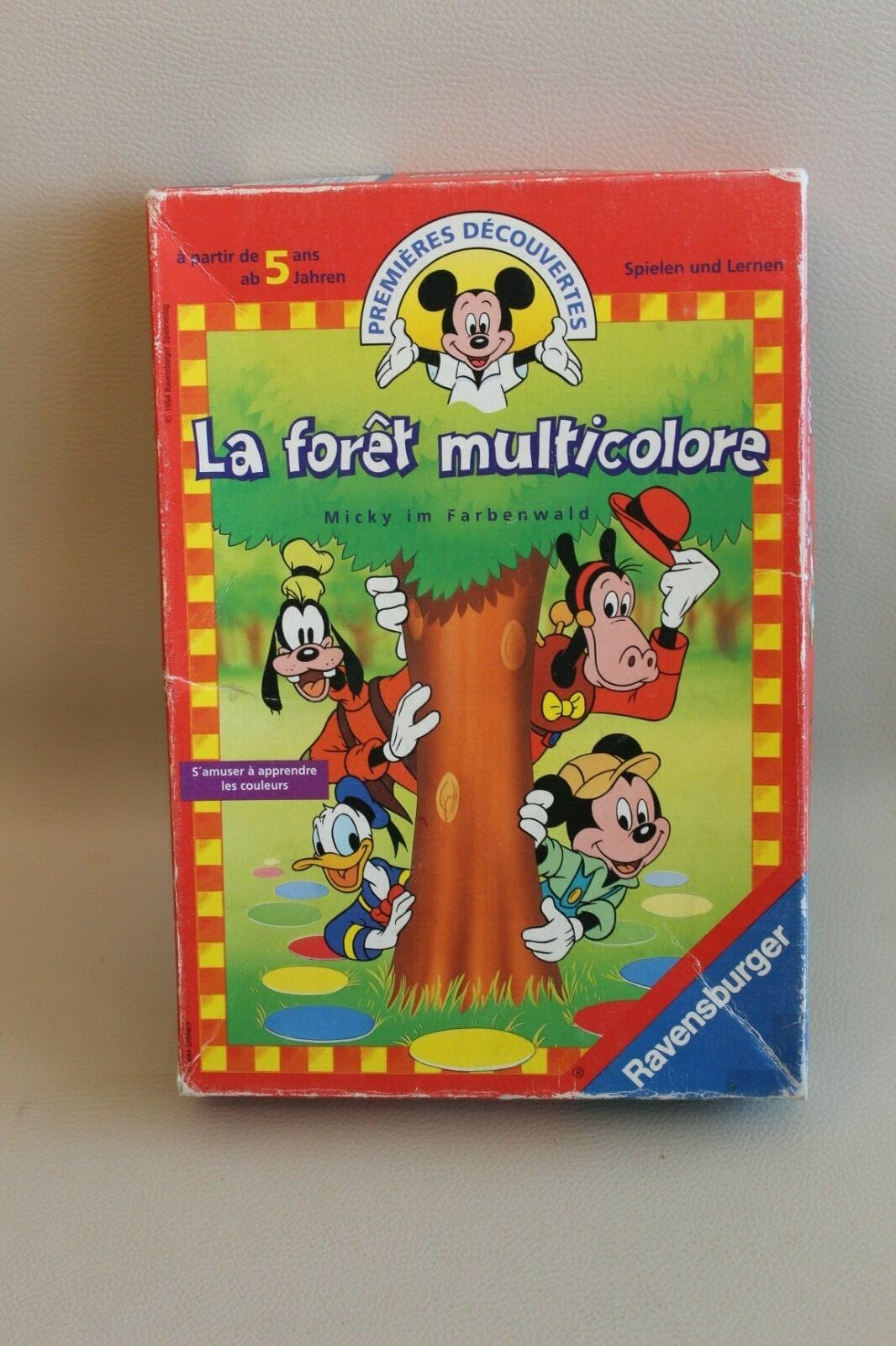 Vintage Mickey Ravensburger Multicolored Forest Board Game 1994 Complete