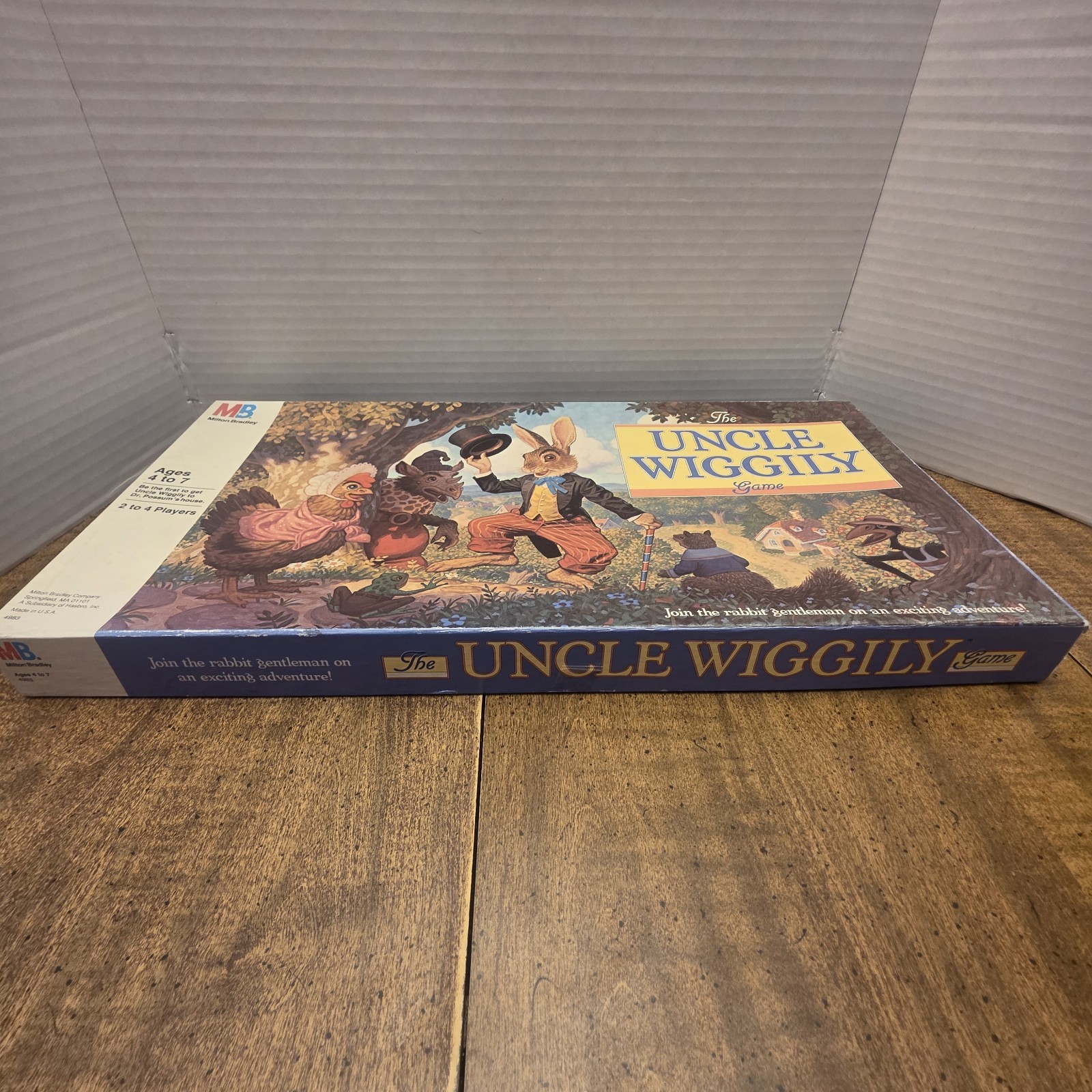 Vintage Uncle Wiggly Board Game – Milton Bradley – 1988 – 100% Complete