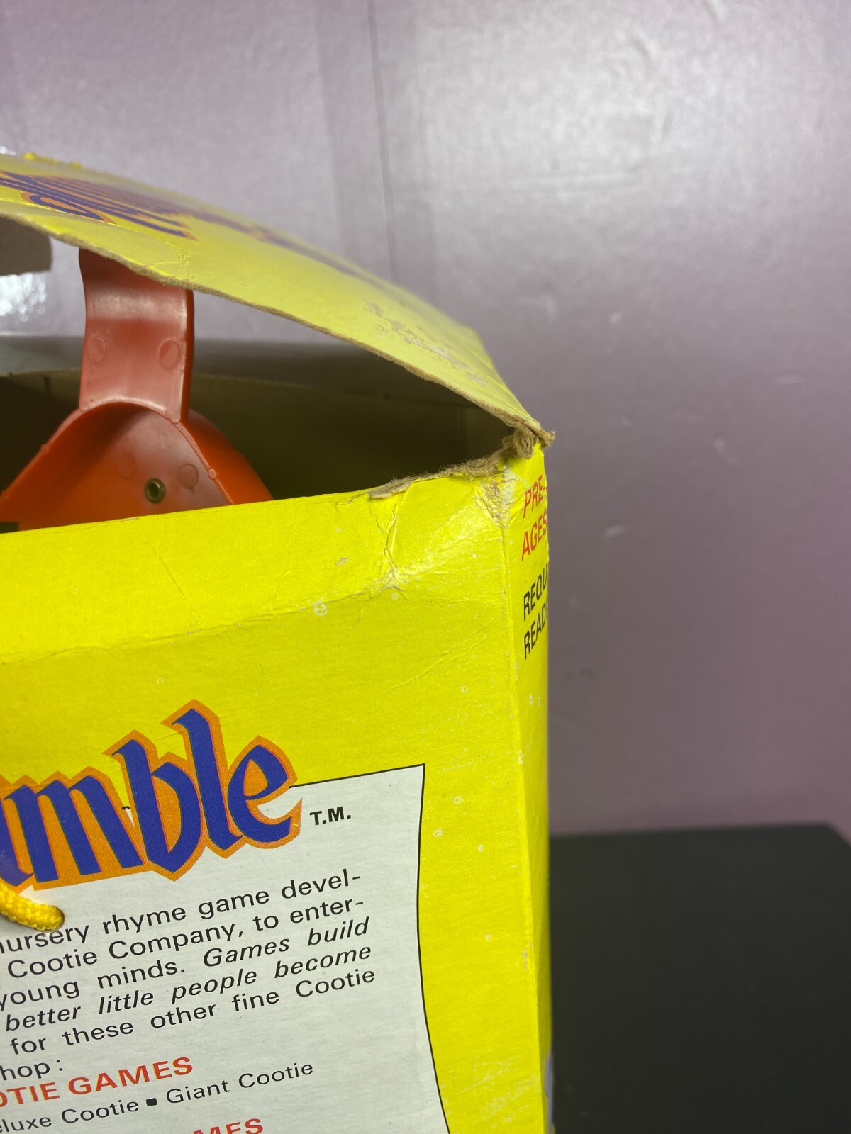 Schaper Game Jack Be Nimble Game Preschool Learning Cootie Company 1974 Vintage